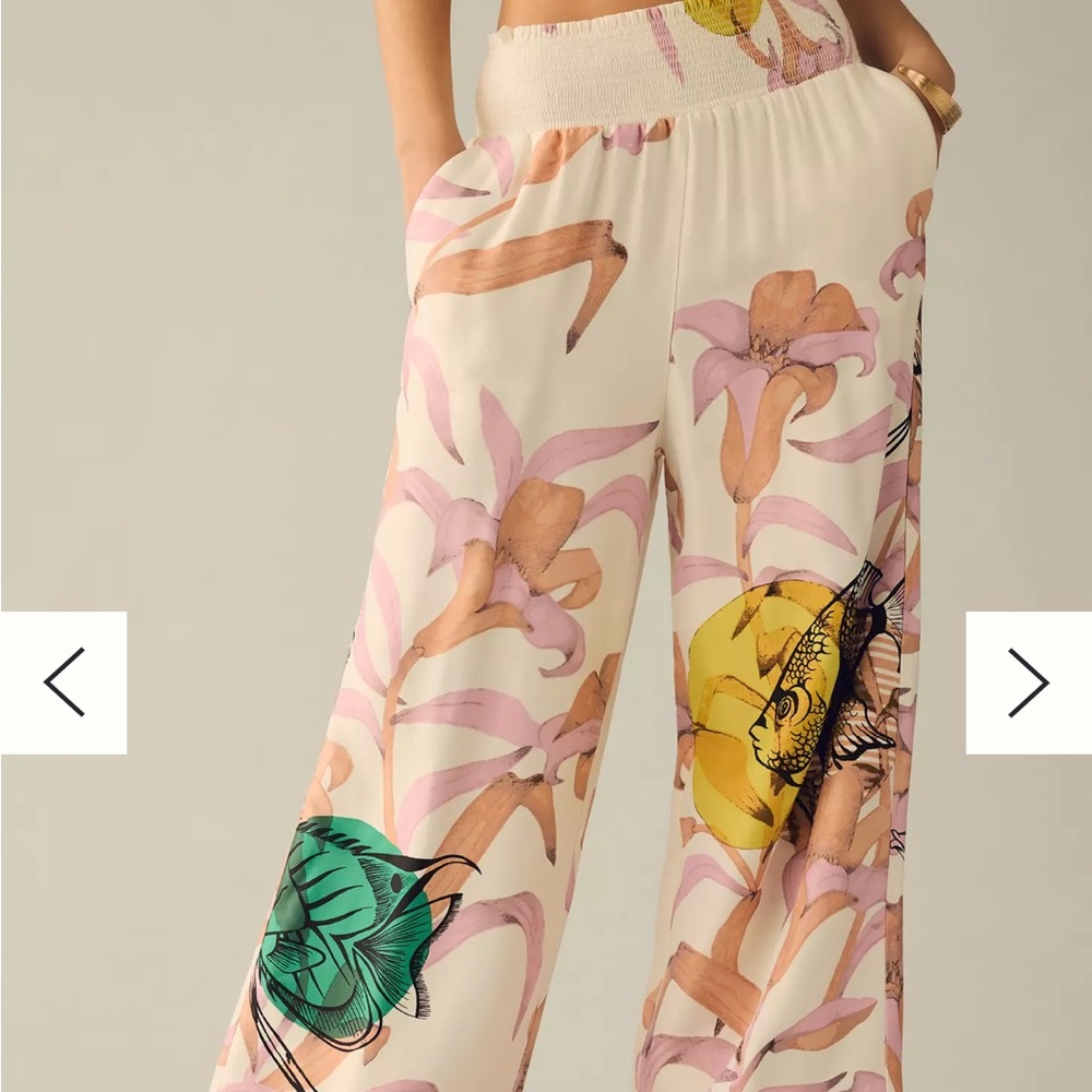 Anthropologie x Pia Binazzi Maeve
Graphic Floral Wide-Leg Pants - Picture 2 of 9